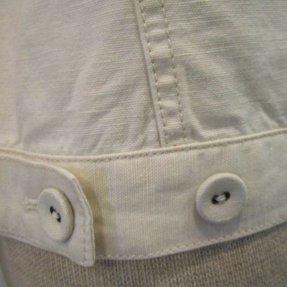 TWO 8P J Jill TENCIL LINEN COTTON RAYON jean JACKETs beige+SALMON perfect cond - Picture 5 of 11